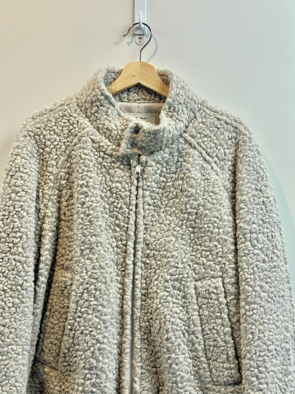 AFTER PRAY 애프터프레이 한정판 부클 자켓 M (크림베이지/민트급 상품이미지2