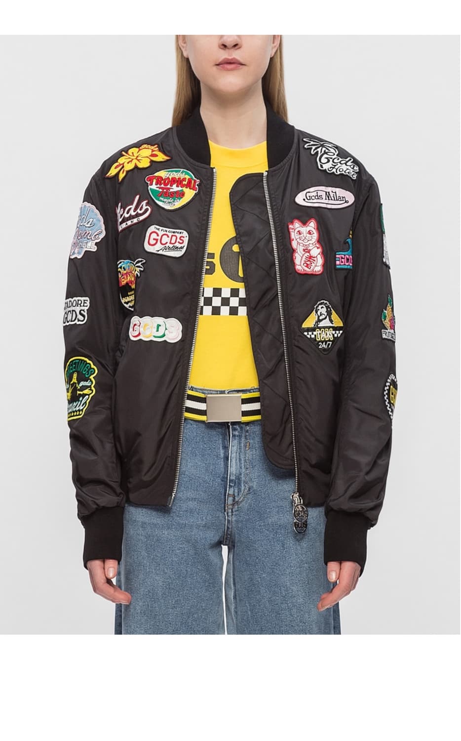 GCDS Embellished bomber jacket 봄버 자켓 M 상품이미지9
