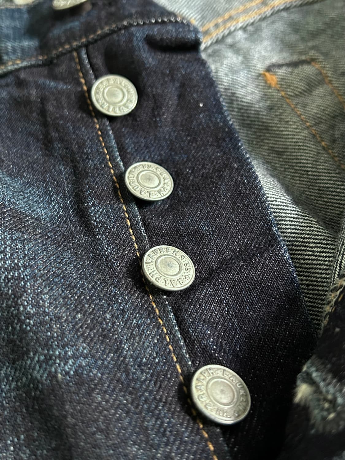 00s RRL 로우 스트레이트 셀비지 데님 팬츠 Made in USA 상품이미지6