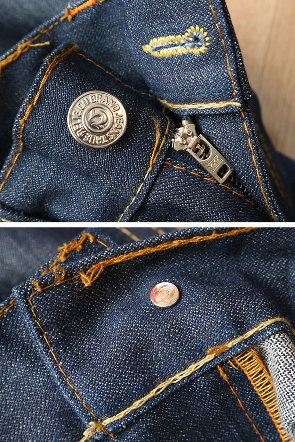 미국메이드 00S 트루릴리젼 BILLY 빌리 드레곤 자수 부츠컷 데님 상품이미지8