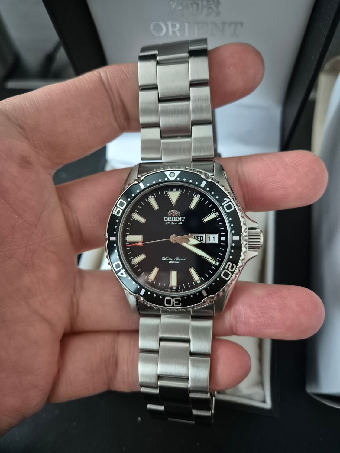 오리엔트 카마수 마코3 그린 오토매틱 상품이미지1