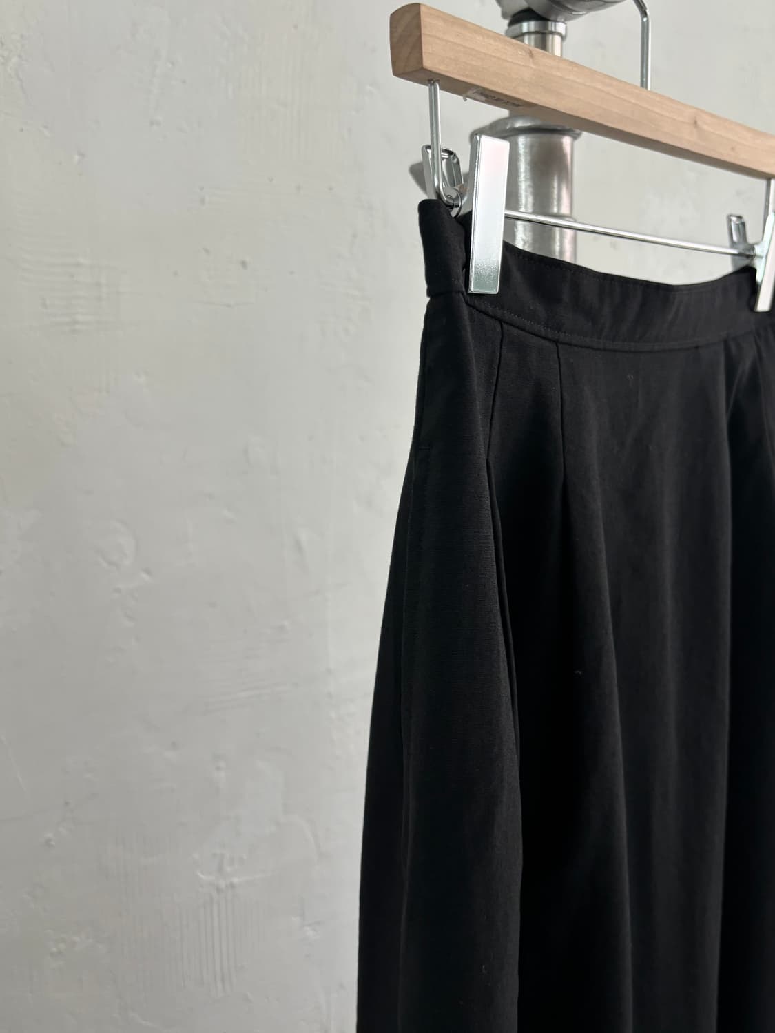 꼼데가르송 트리콧 1993‘s 블랙 슬릭 롱 스커트 상품이미지3