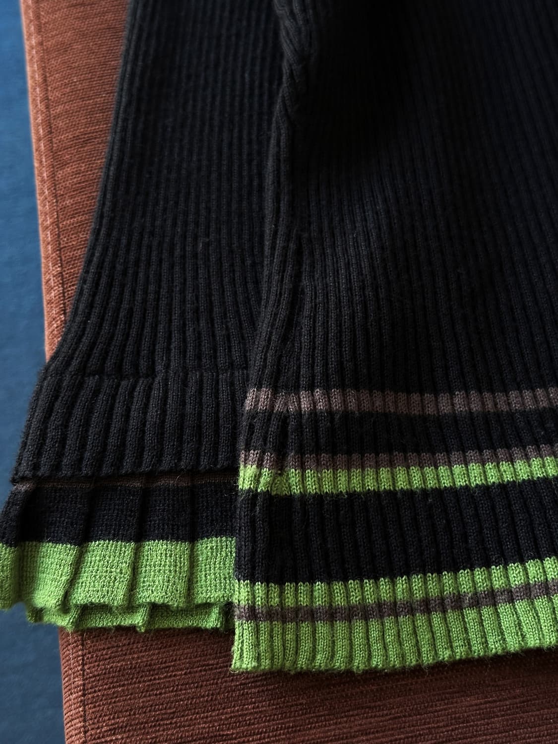 2way design fake layer knit top 상품이미지5