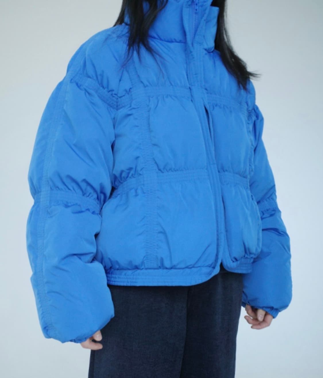 구해요) 애프터먼데이 덕다운 패딩 블루 상품이미지1