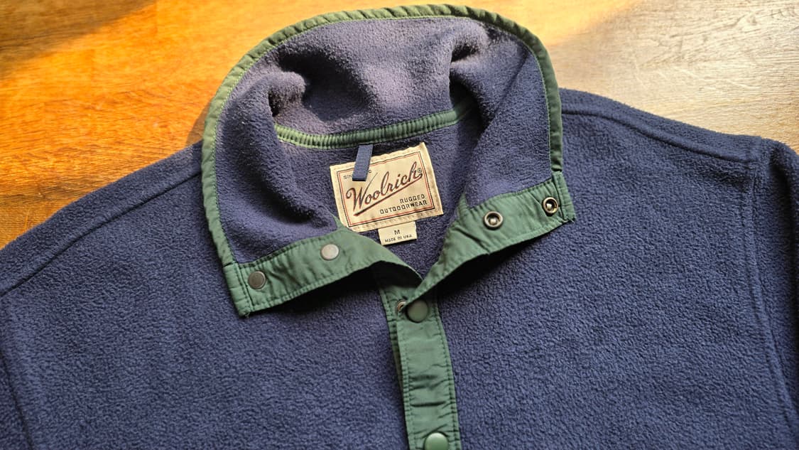 WOOLRICH 울리치 스냅티 신칠라 플리스 MADE IN USA 상품이미지2