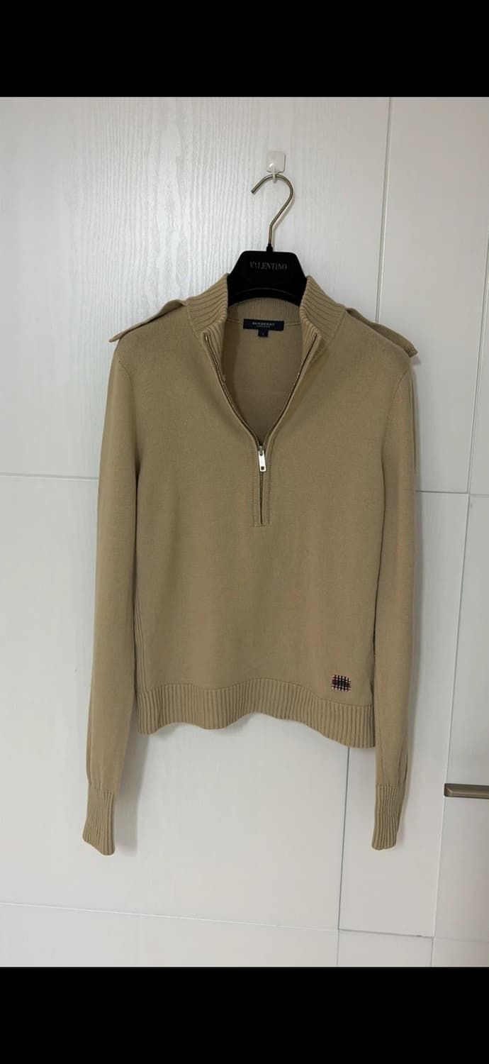 버버리 런던 반집업 니트 여성 44,55 정품 상품이미지1