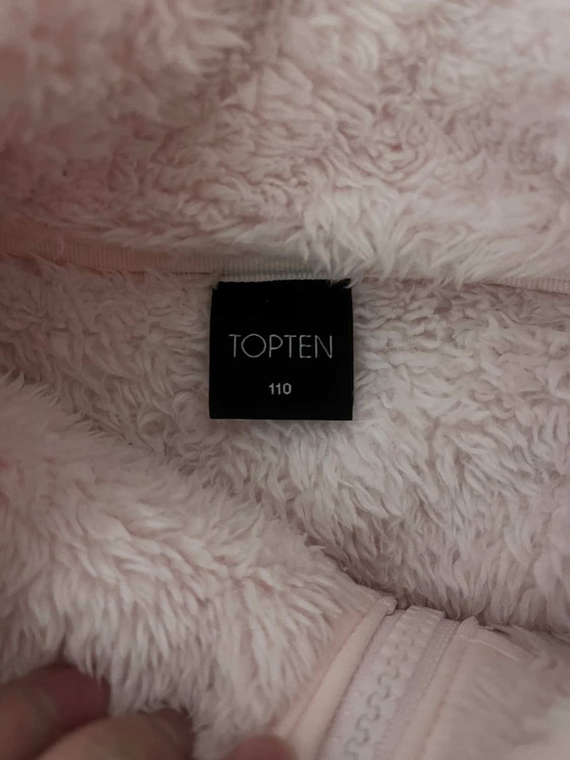 탑텐 핑크색 후리스 집업 상품이미지2