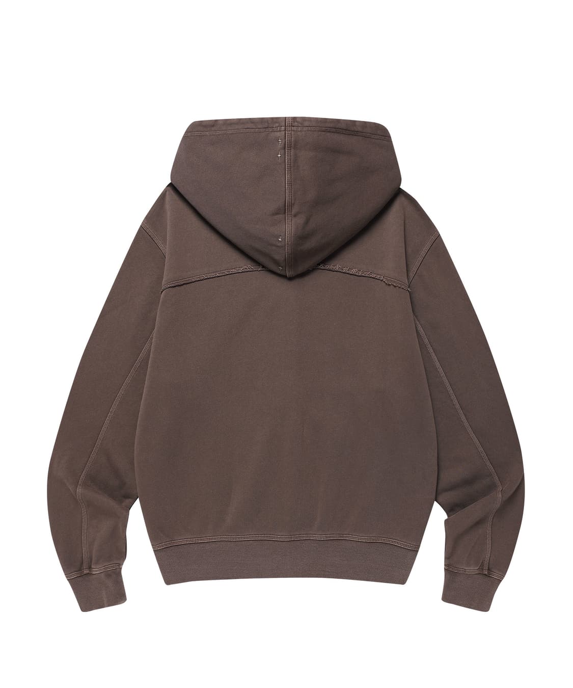 thevinylhouse DYED HOODIE ZIP-UP BROWN 상품이미지2