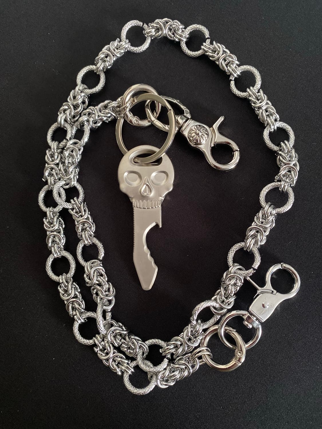 Metallic Skull Key Chain 상품이미지1