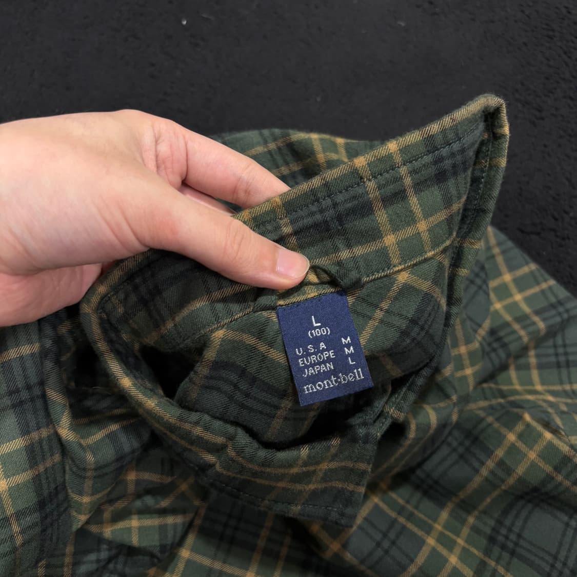 L 몽벨 원포켓 체크 셔츠 상품이미지4