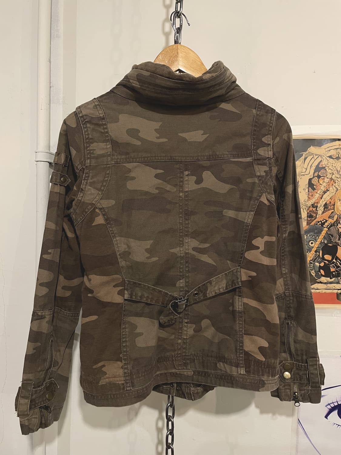 prd 유틸리티 카모 밀리터리 자켓 y2k 상품이미지4