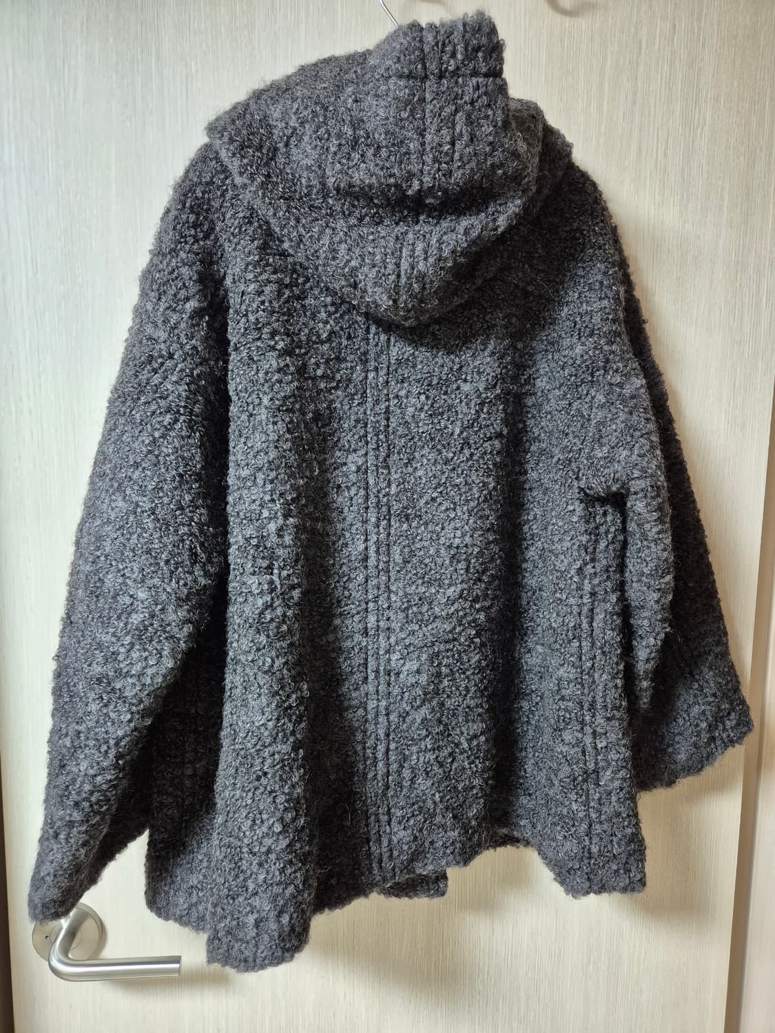 (24년) 앙개 퍼지 후드 아우터 부클자켓  anggae 상품이미지5