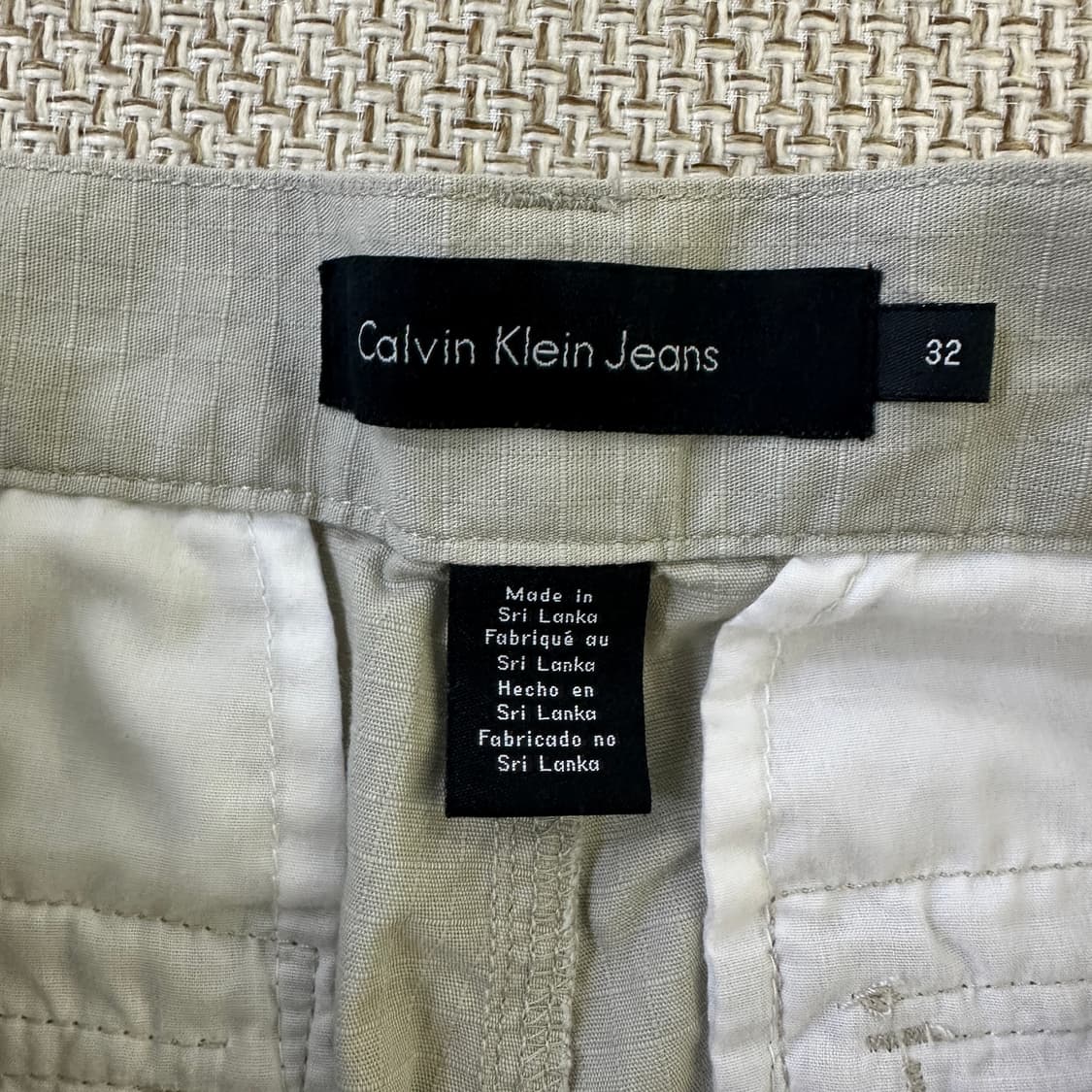 32 캘빈클라인진 와이드 카펜터 카고  0331D 상품이미지3