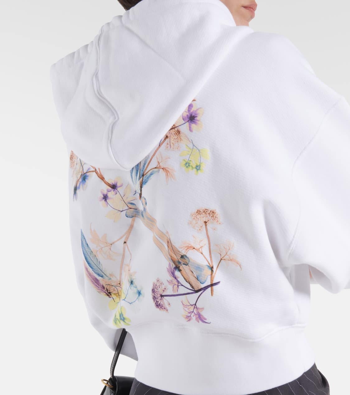 [새상품] 오프화이트 off white 크롭 후드티 화이트 S 상품이미지5