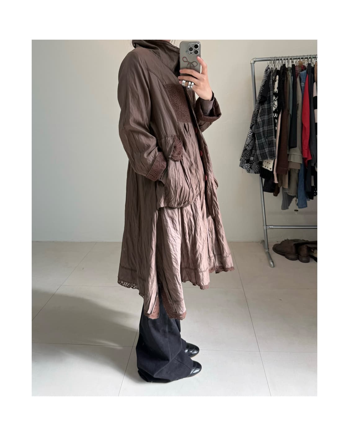 빈티지 셔링 자켓 상품이미지6