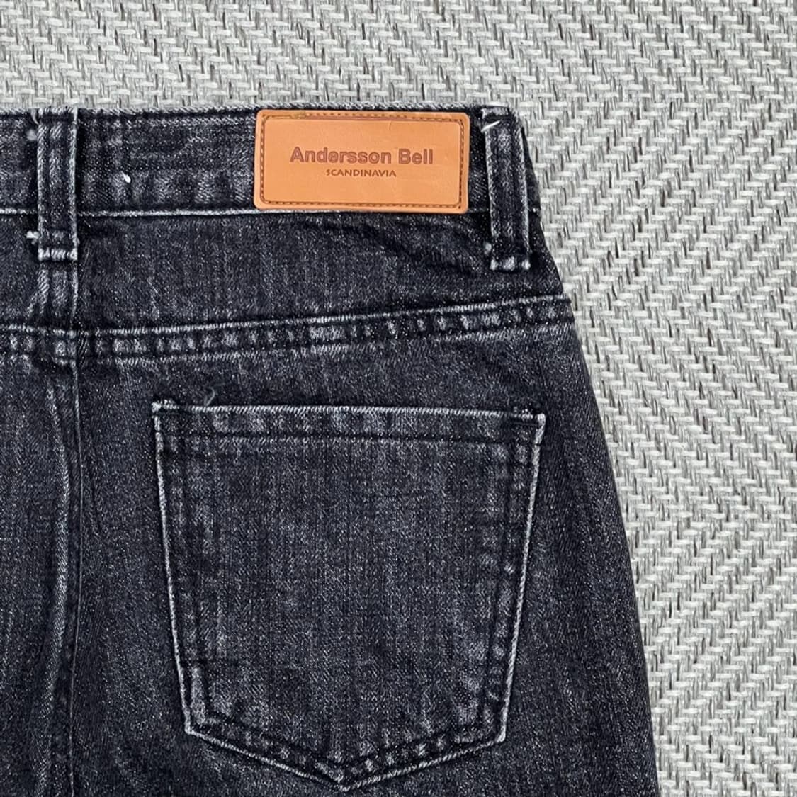 앤더슨벨 흑청 데님팬츠 v0909 상품이미지5