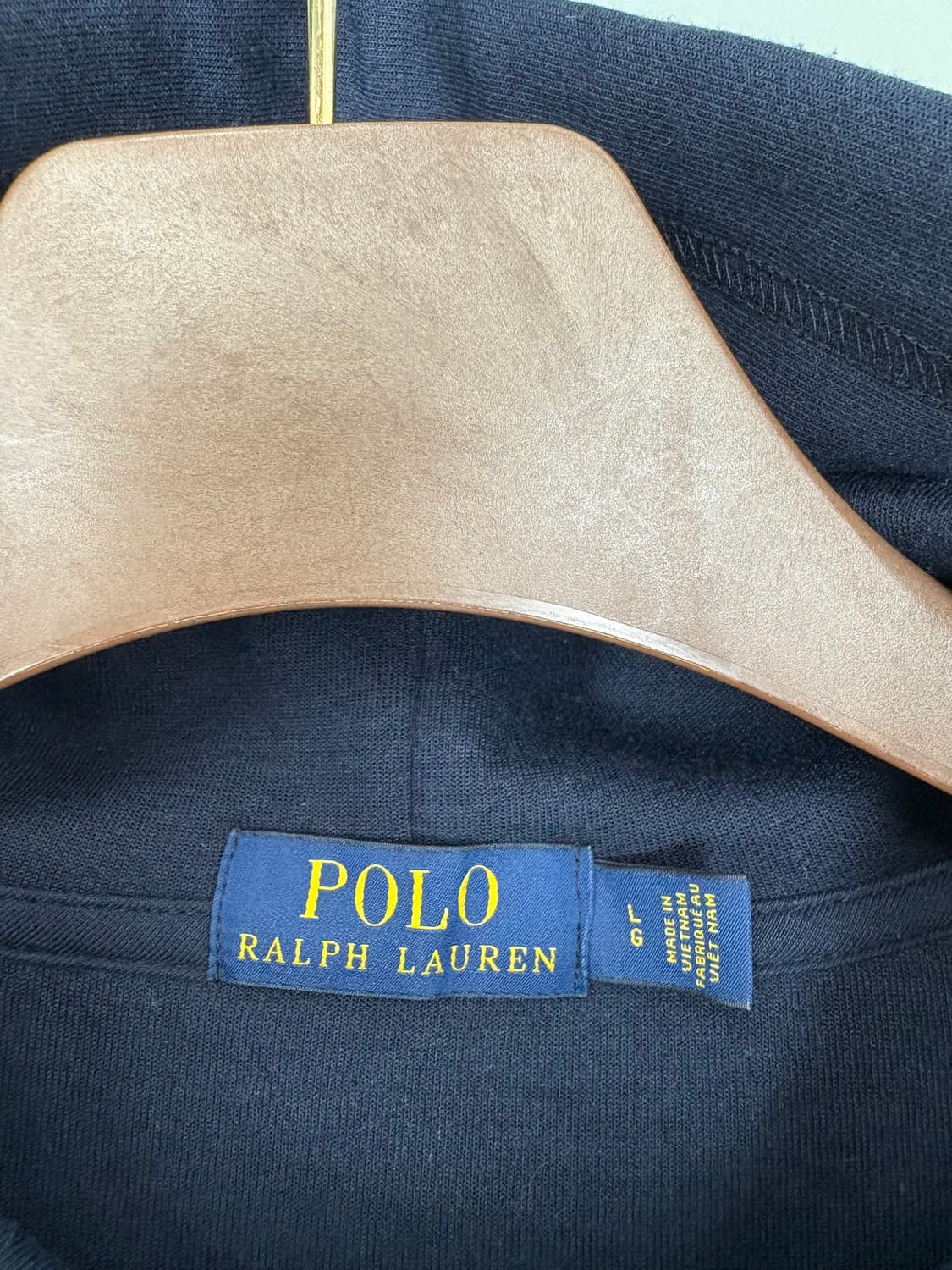 [XL]POLO 네이비 빅포니 후드 티셔츠 상품이미지4