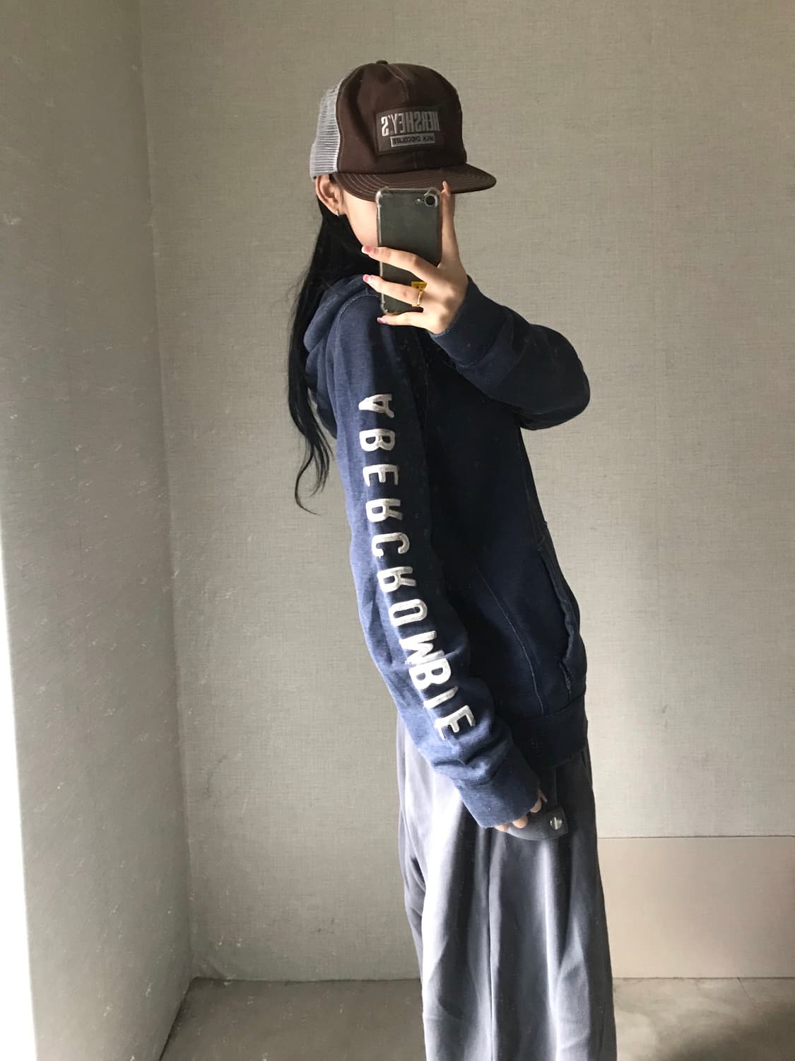 아베크롬비 네이비 후드집업 상품이미지2