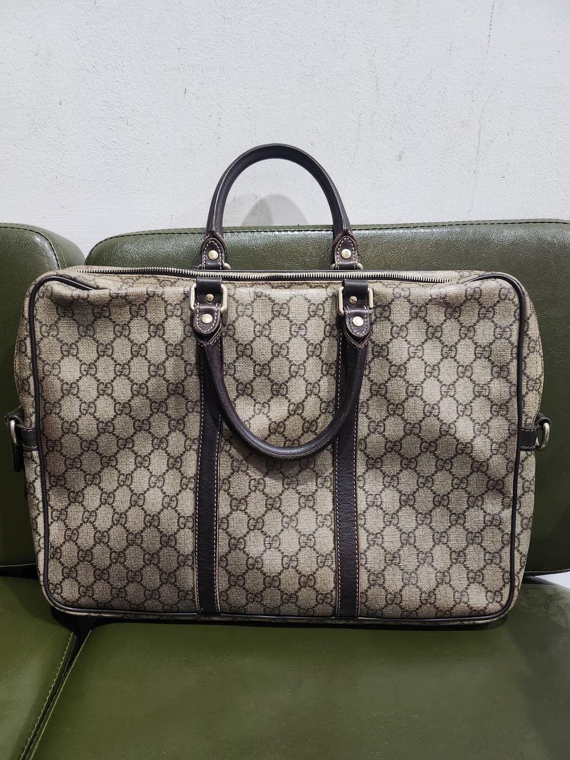 구찌 GG 캔버스 서류 가방 정품 상품이미지2