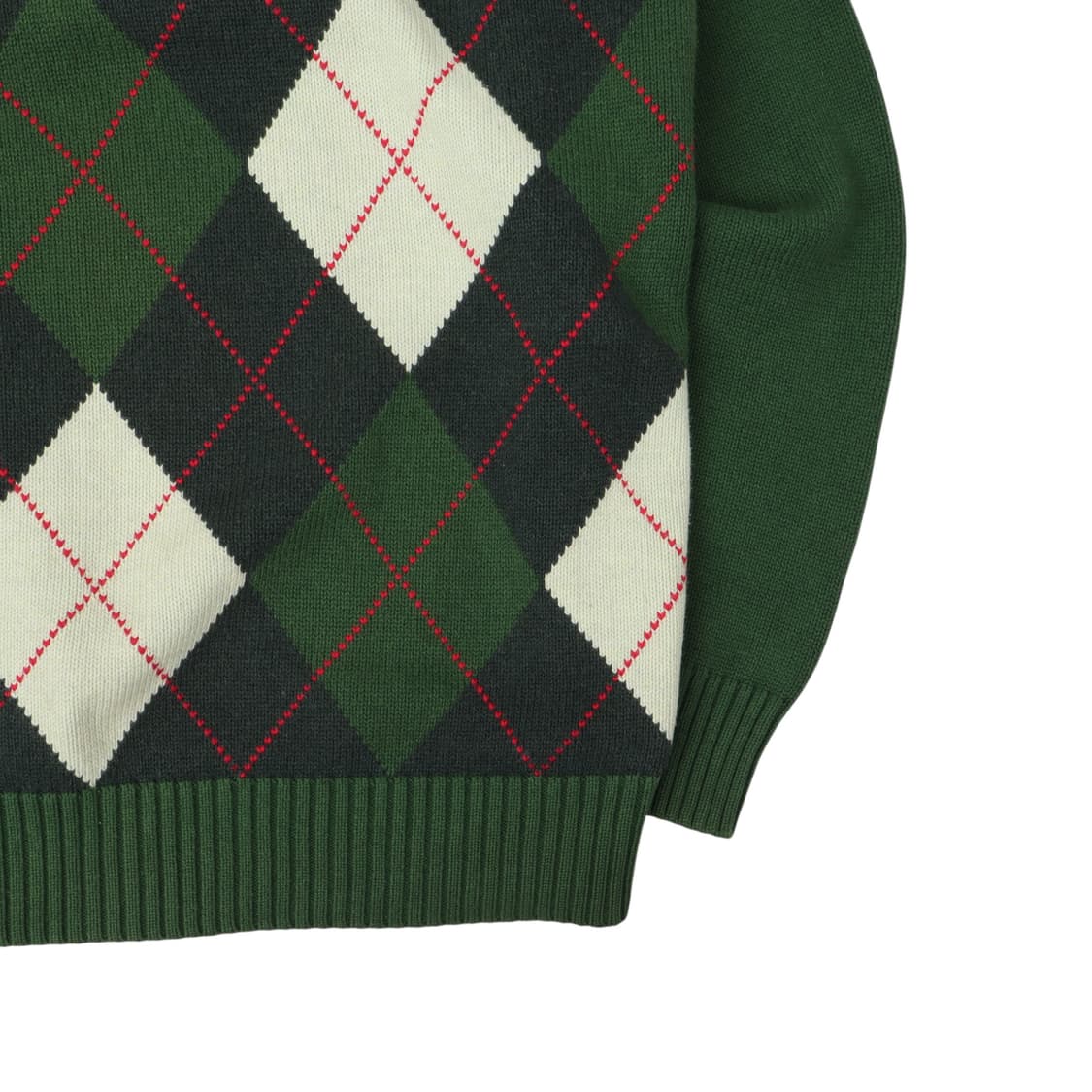 라코스테 그린 아가일 니트 상품이미지4