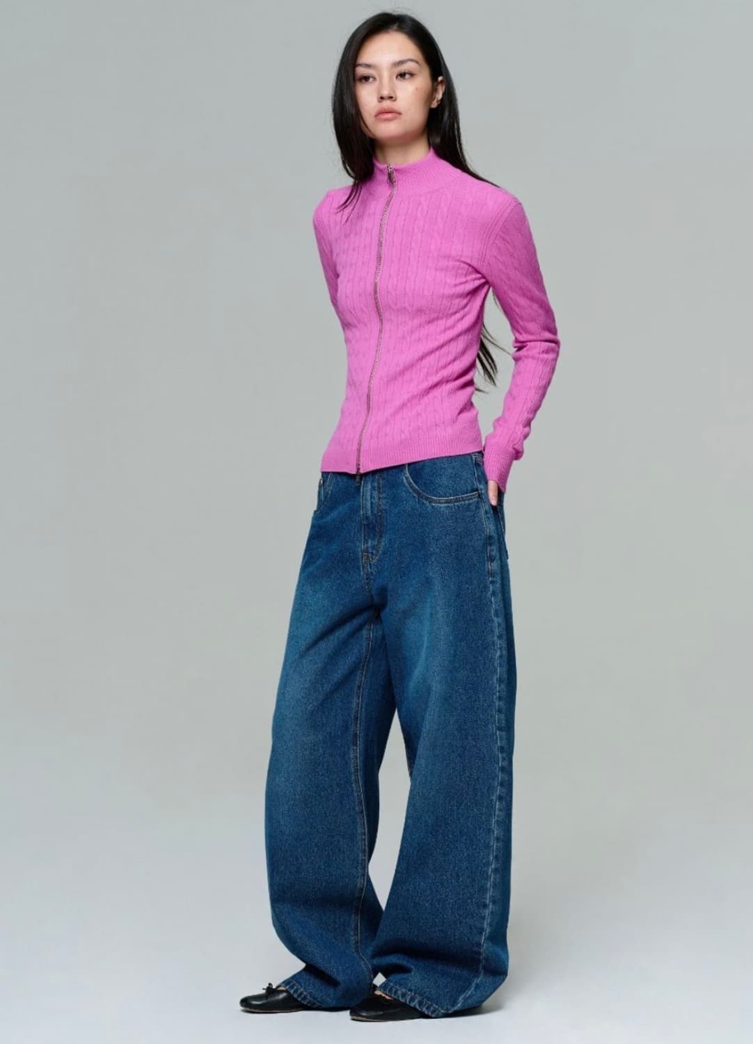 ERA 이알에이 WOMEN ERA WIDE FIT DENIM PANTS  상품이미지2