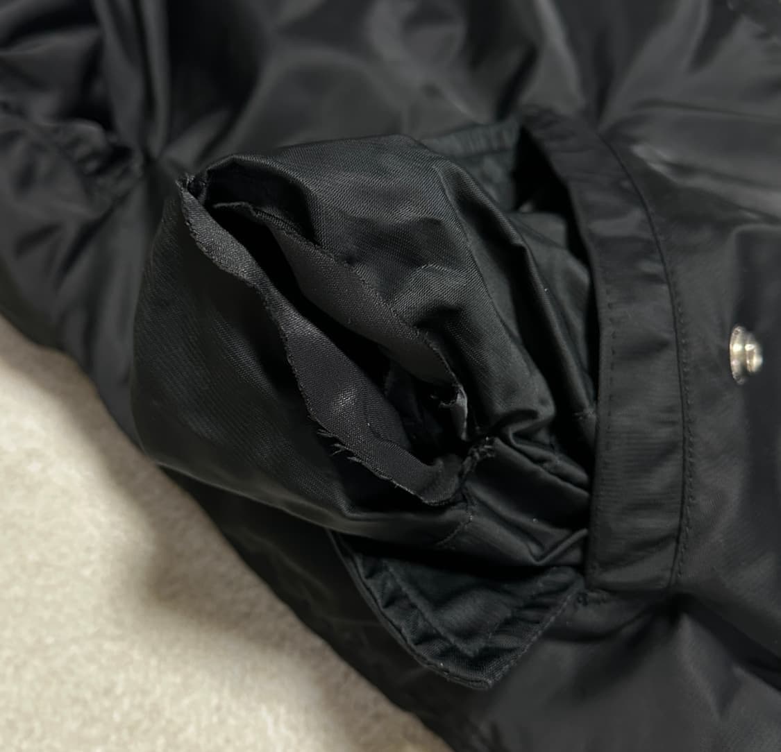 빈티지 AZUL 블랙 봄버 자켓 여성항공점퍼 락시크 y2k 릭오웬스 준지 상품이미지7