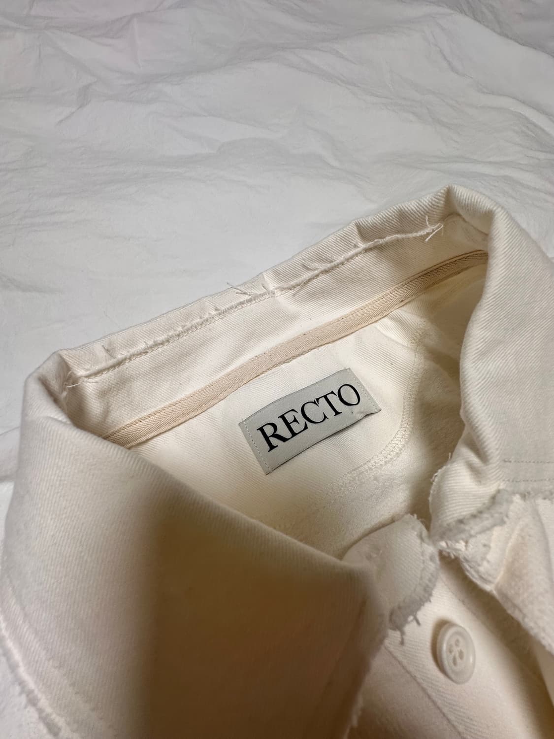렉토 COMO SINGLE COTTON OFF WHITE 긴팔 L 상품이미지7