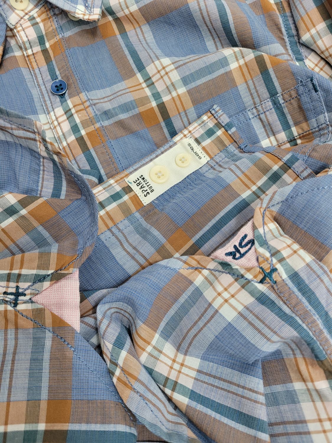 Series 시리즈 코튼 체크 셔츠 / 남 95 BL (추천 S)
z4b 상품이미지8