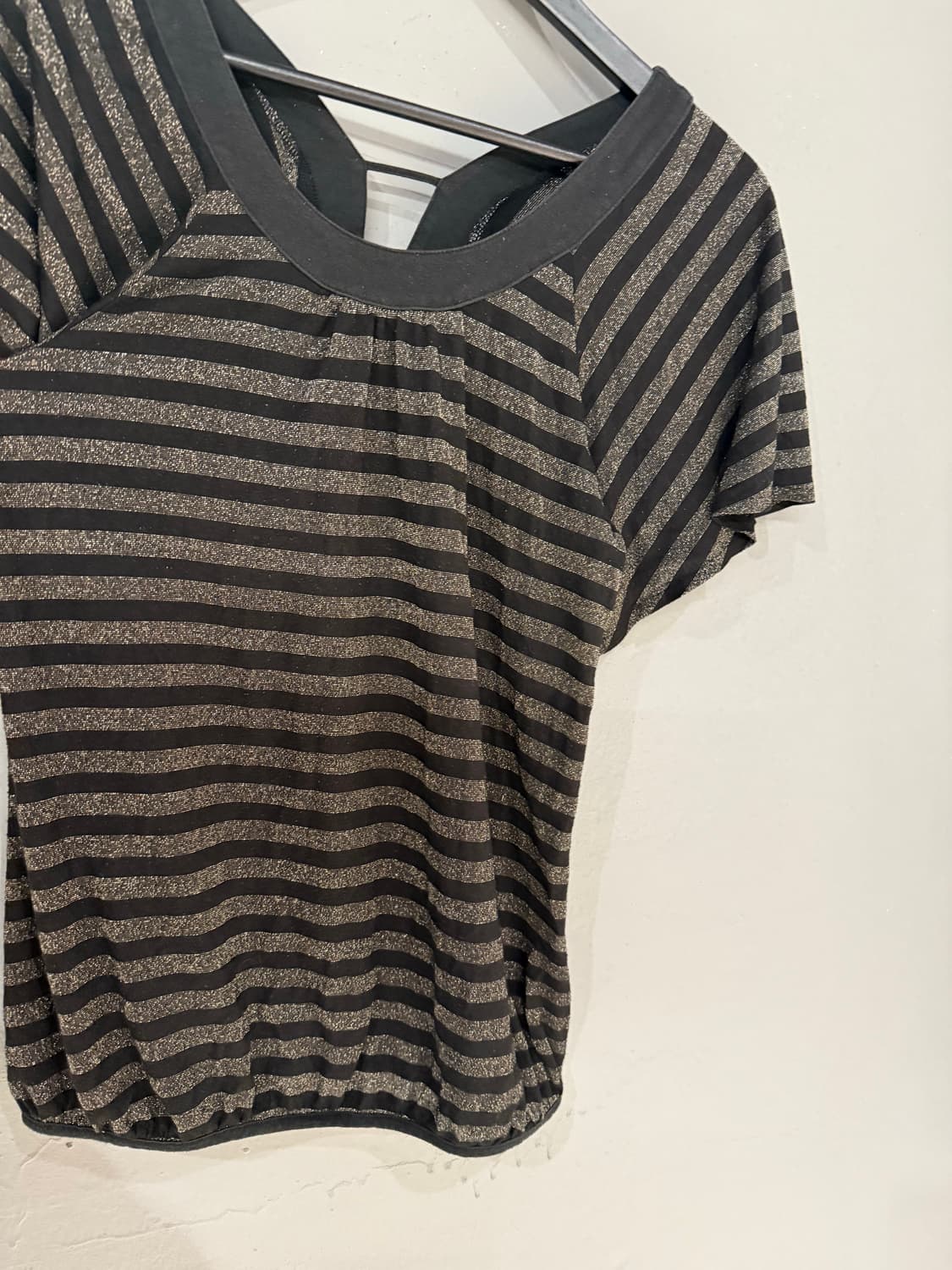 glitter stripe pattern top 상품이미지5