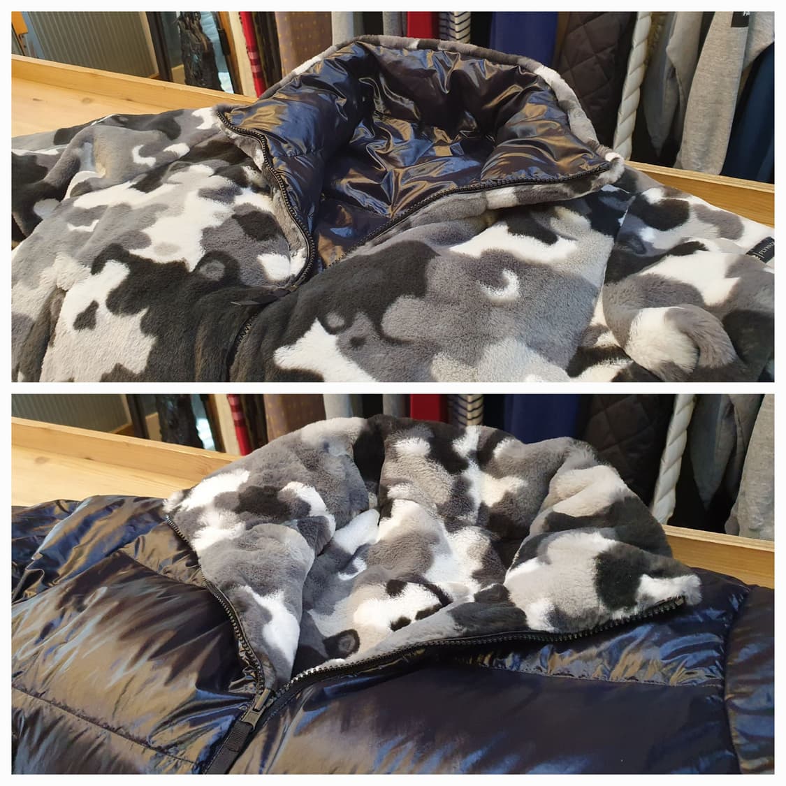 88.k2 양면 후리스 패딩점퍼 상품이미지5