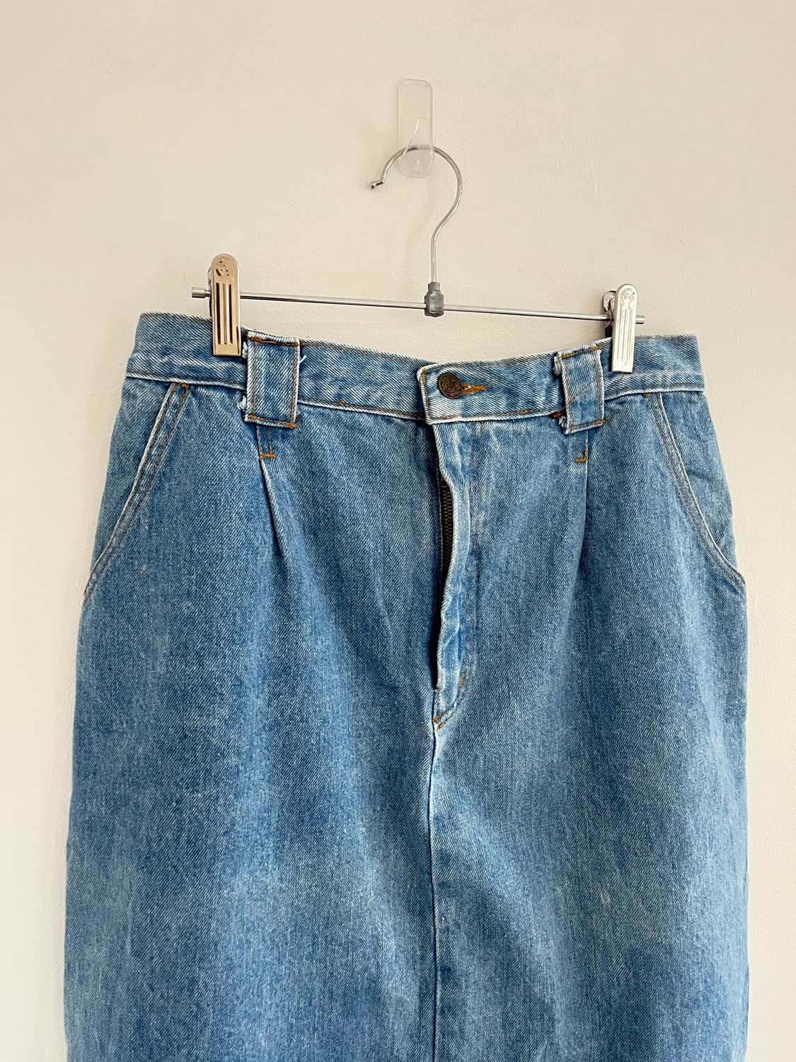 90's Vivgldi denim skirt (made in USA) 상품이미지2