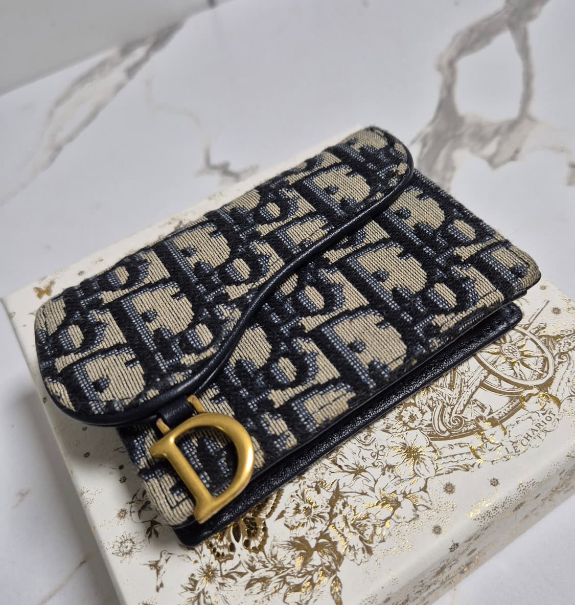 (정품) 디올 오블리크 새들 카드지갑 상품이미지2