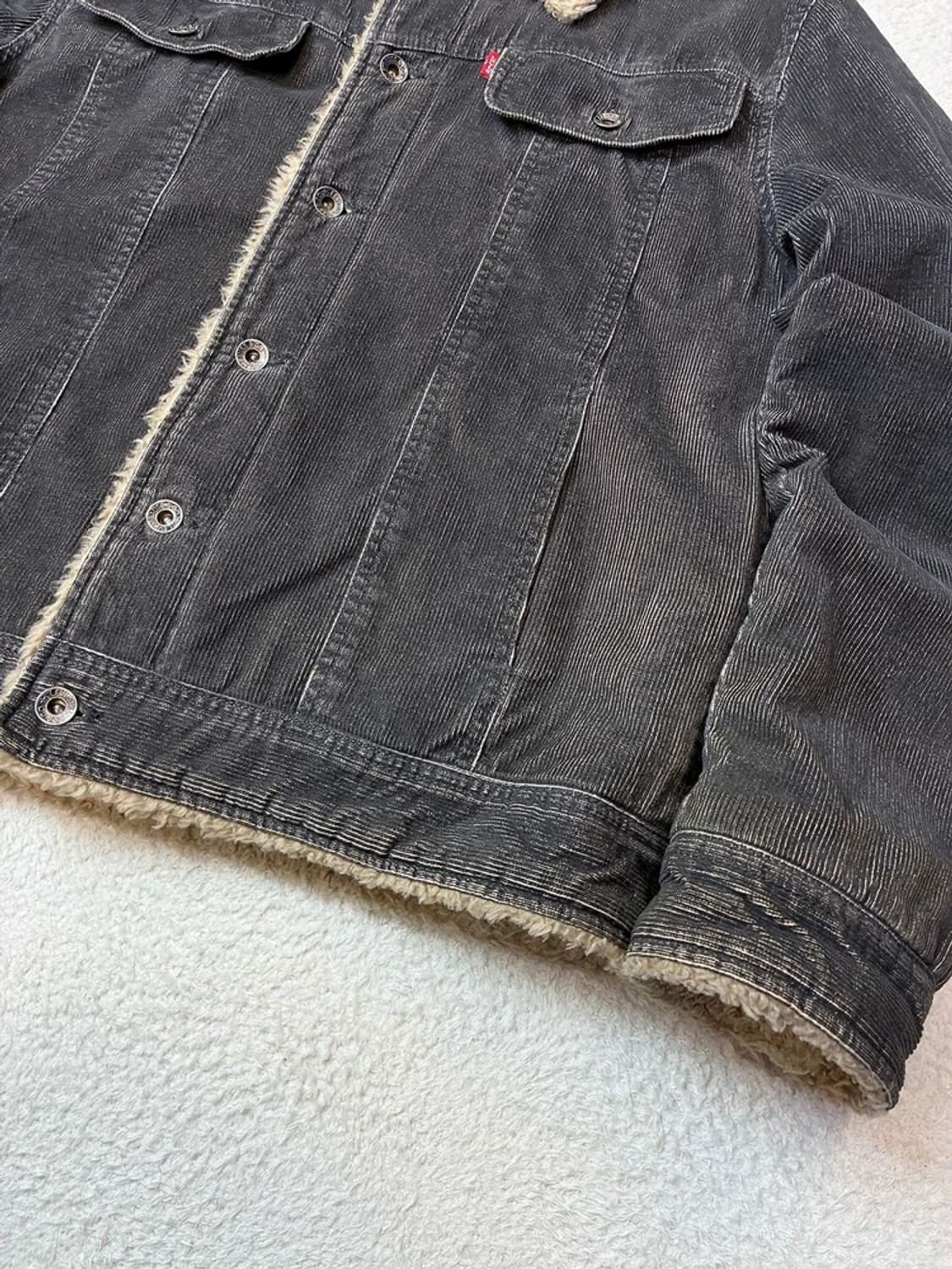 리바이스 00's 코듀로이 양탈 쉐르파 트러커 자켓 PN6006 상품이미지5
