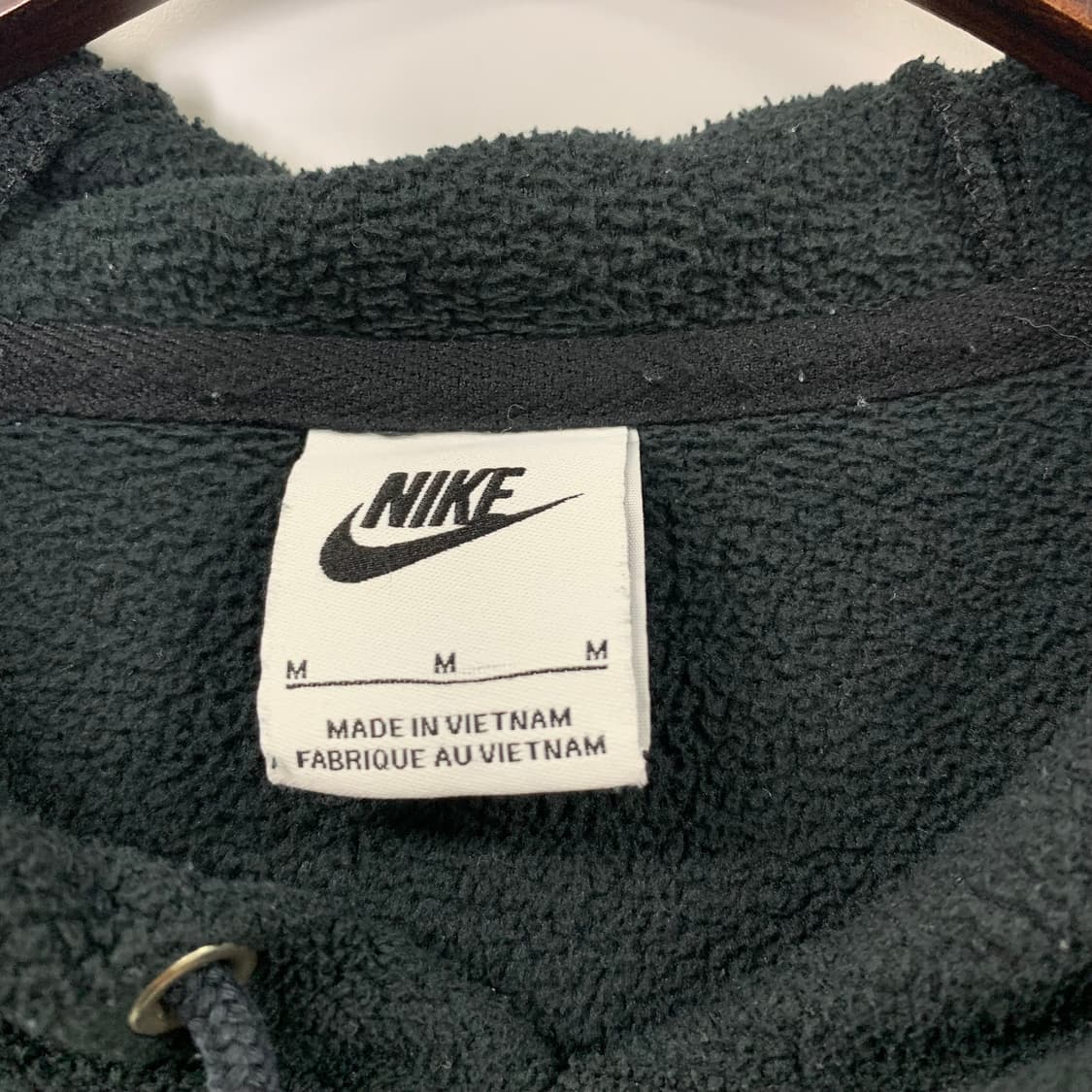 나이키 블랙 플리스 후드티 상품이미지7