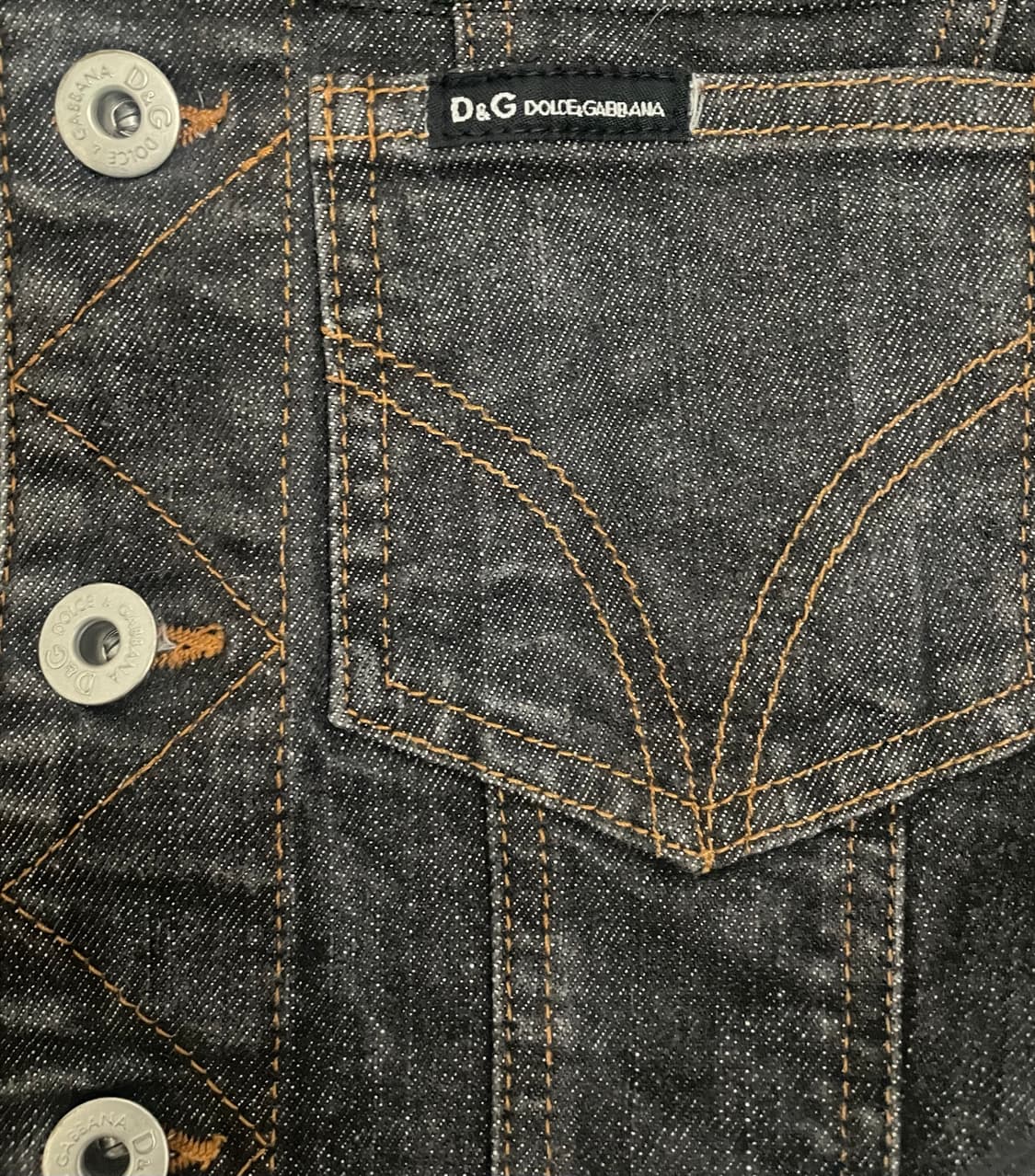 [정품/레어] D&G 돌체앤가바나 빈티지 데님 오프숄더 자켓 (XS) 상품이미지4