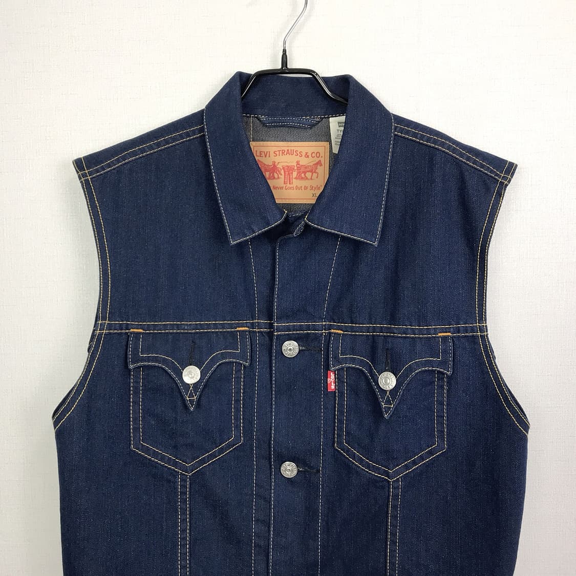 리바이스 타입원 데님 베스트 조끼 남성XL 상품이미지2