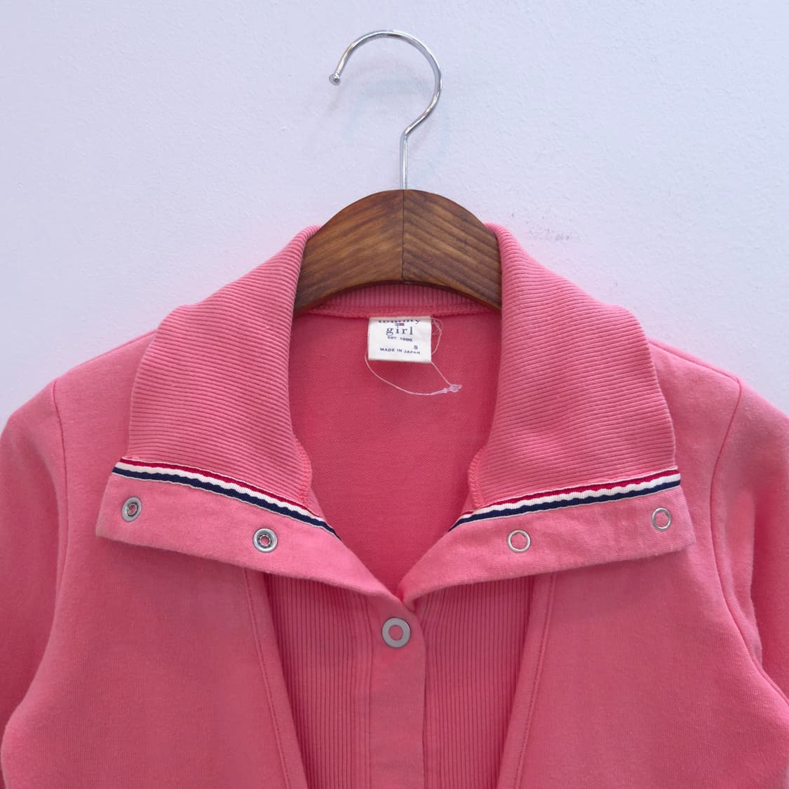 Tommy girl Japan 하이넥 집업 가디건 상품이미지2