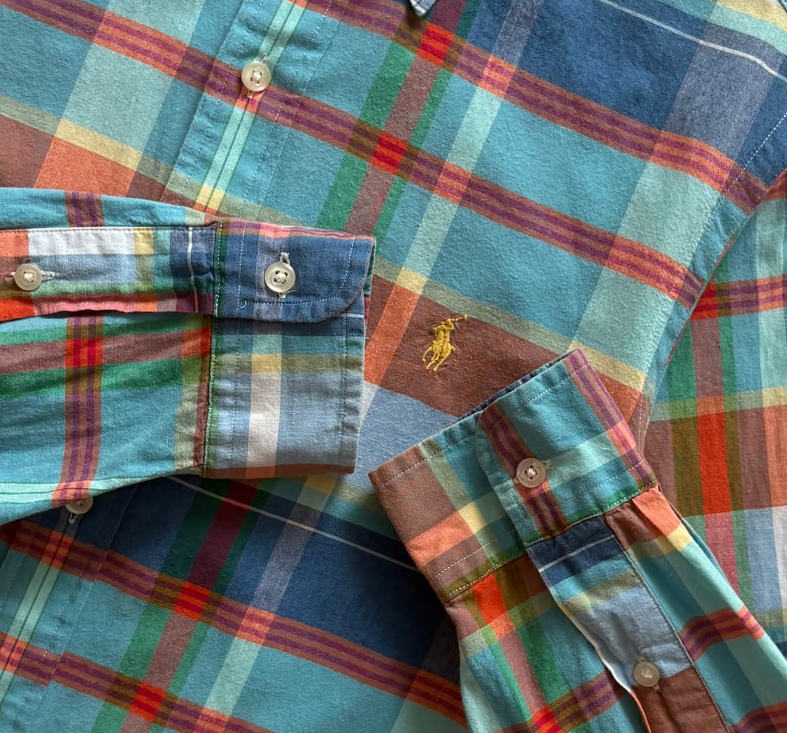 Polo 폴로랄프로렌 마드라스 체크 셔츠 상품이미지3