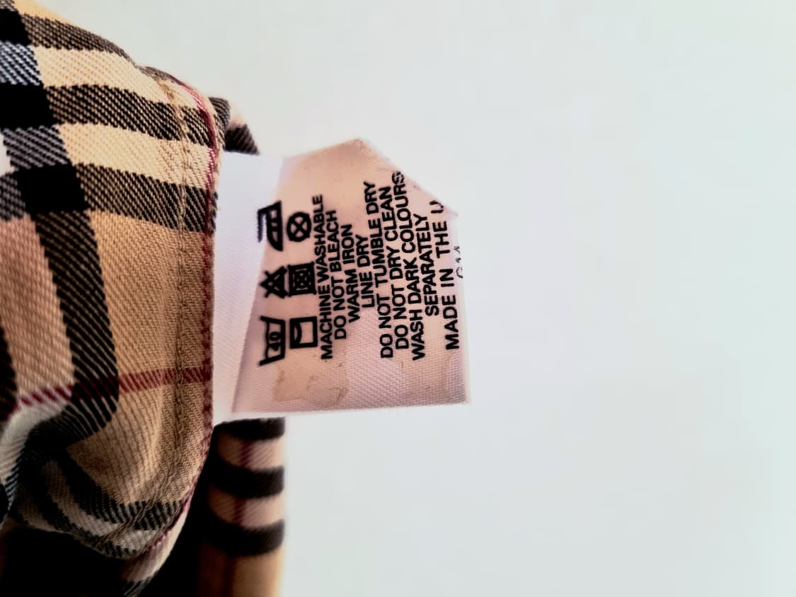 버버리 정품 노바체크 남방 105사이즈 상품이미지6