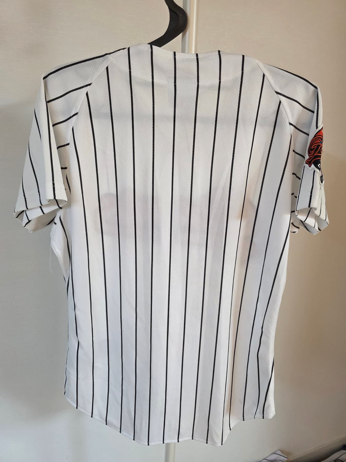 롯데 자이언츠  홈 스트라이프 야구 유니폼 아동11호,여성85노마킹 상품이미지3