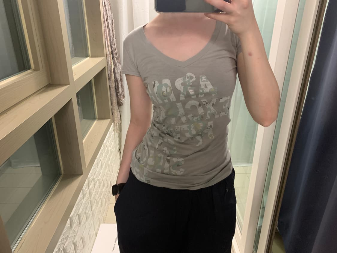 Armani exchange v-neck half t 상품이미지4