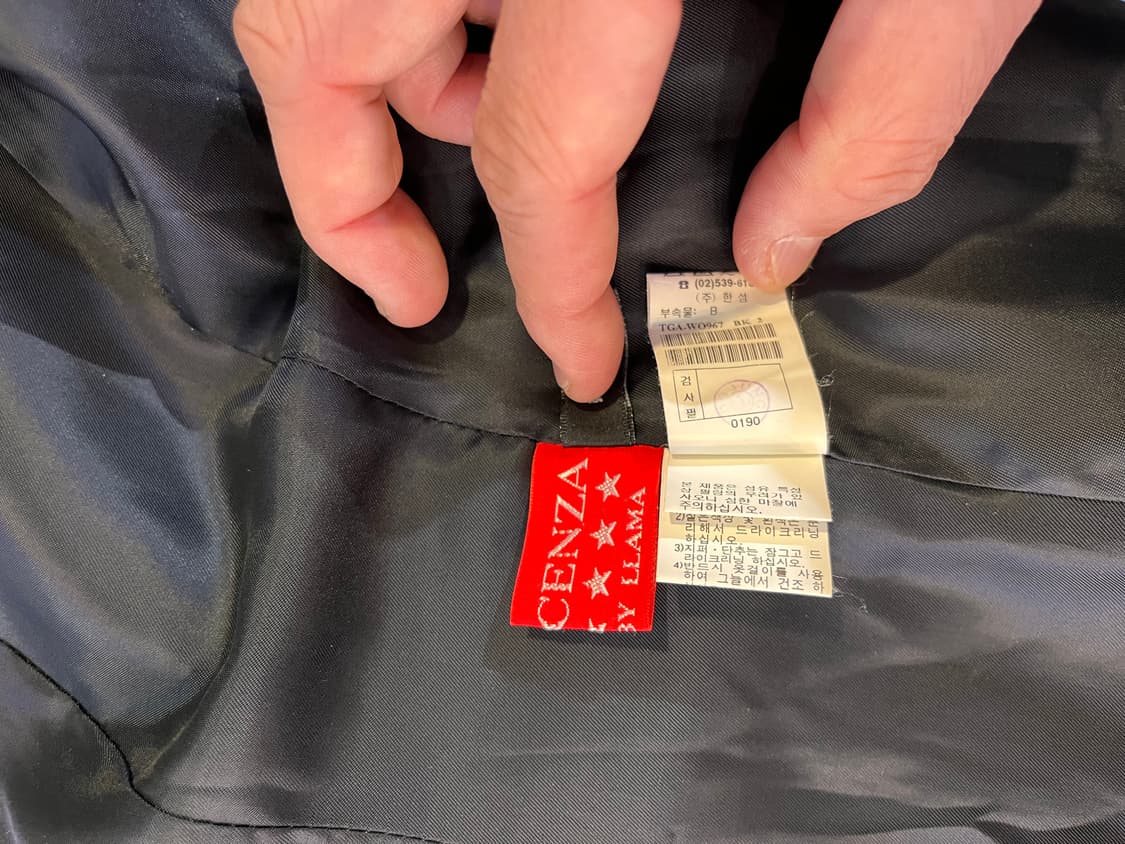 타임 베이비 라마 하프코트 (이탈리아 원단)  상품이미지8