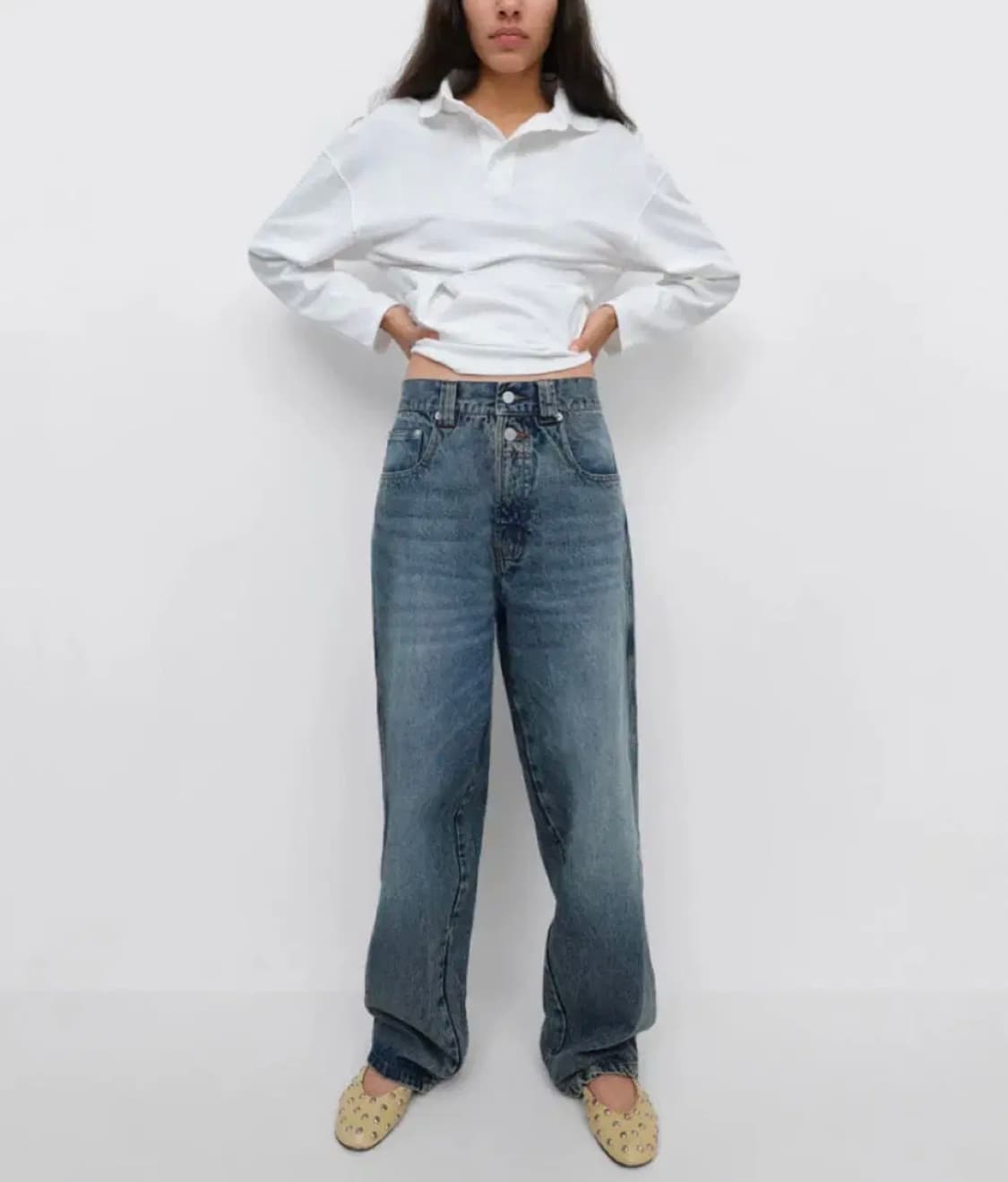 [새상품] 기마구아스 baggy jeans 34 상품이미지1