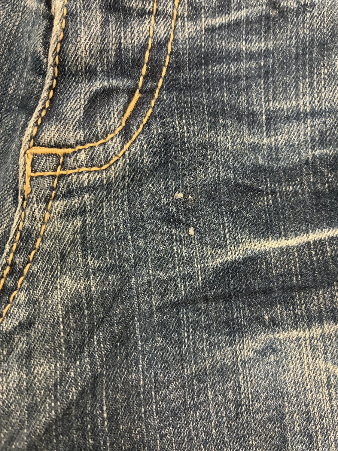 OS)Japanese vintage 여성 셔링 디자인 레이어드 데님팬츠 상품이미지7