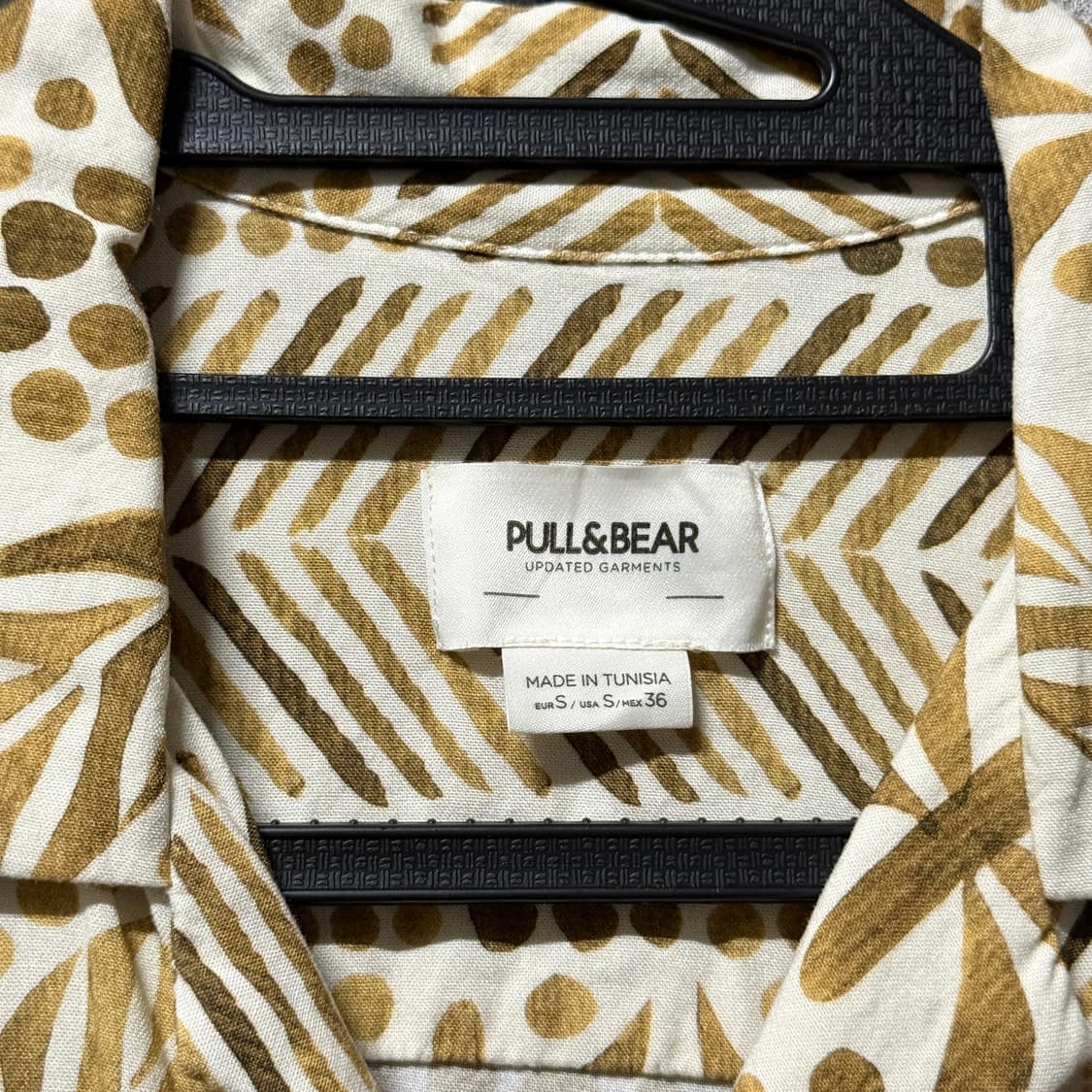 풀앤베어 마오리 트라이벌 풀 패턴 반팔 셔츠 상품이미지3