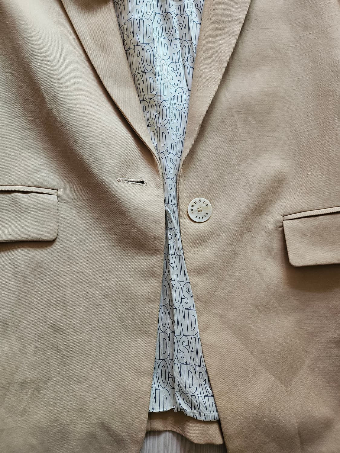 산드로 린넨혼방 여성 블레이저 자켓 상품이미지3