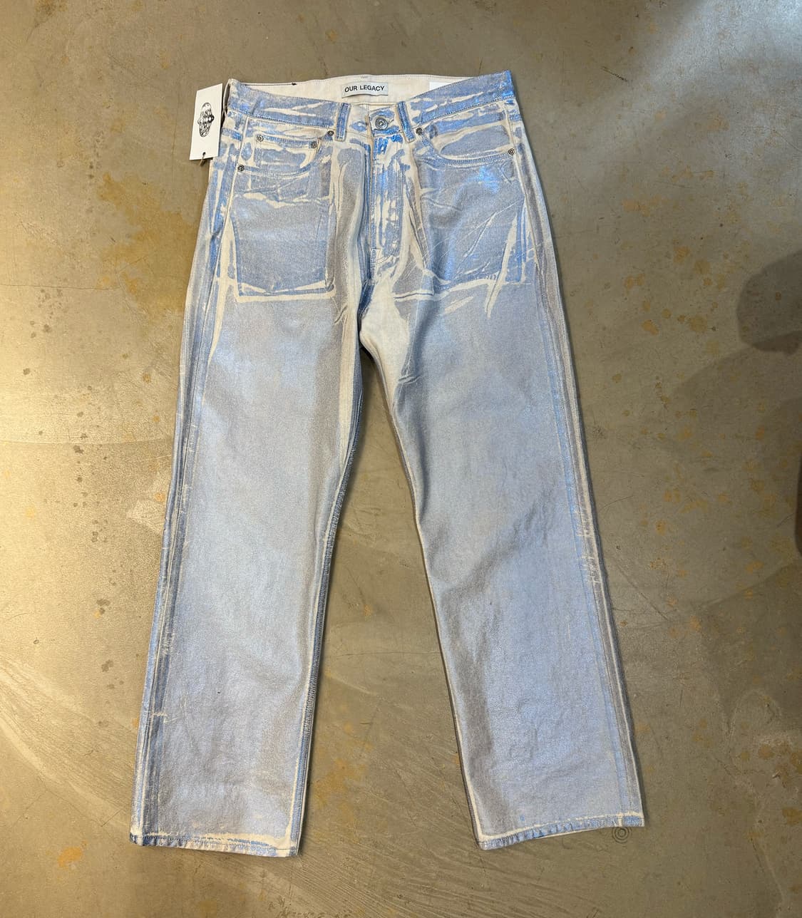 OUR REGACY BLUE FOIL DENIM 상품이미지2