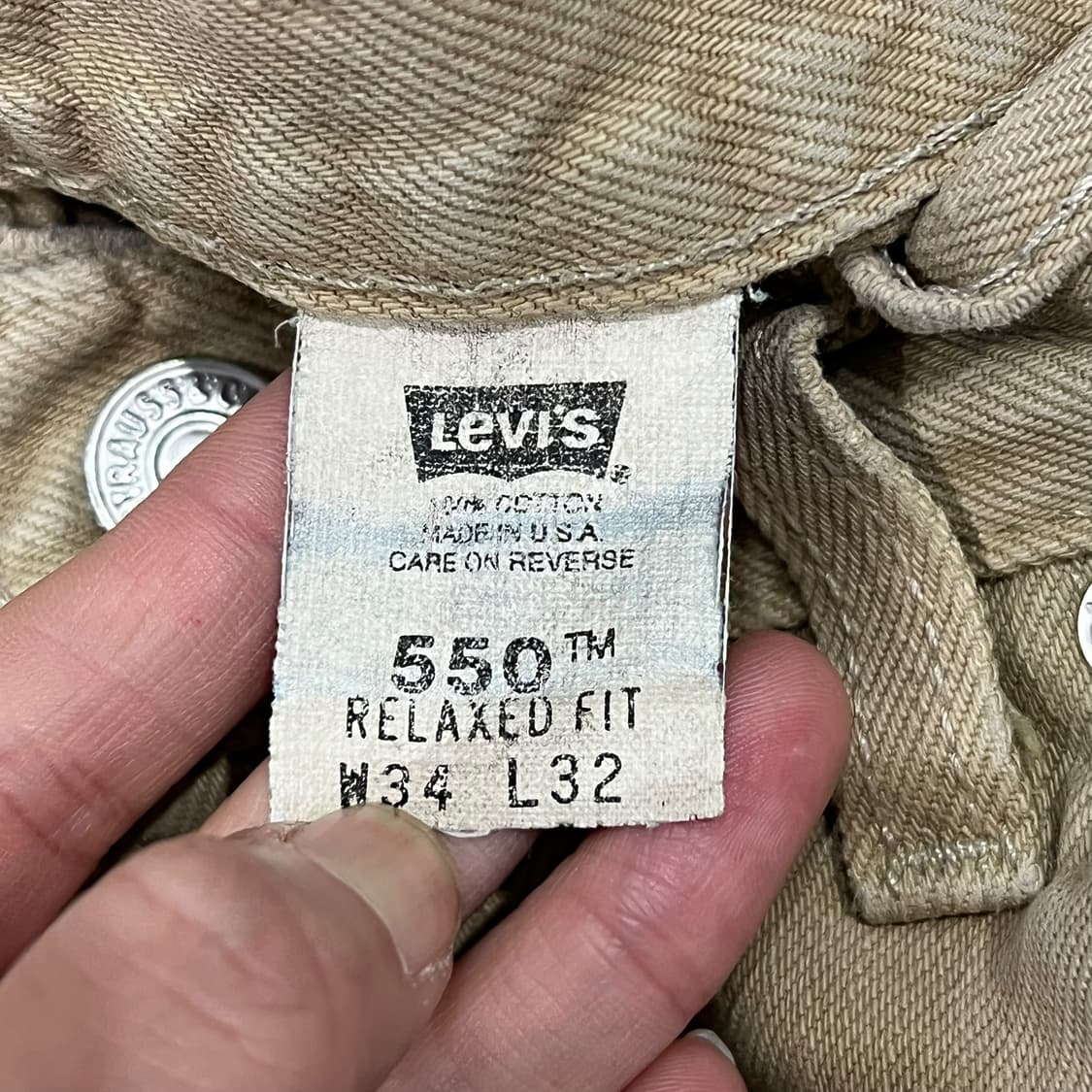 usa 리바이스 550 브라운 팬츠 s08041 상품이미지10
