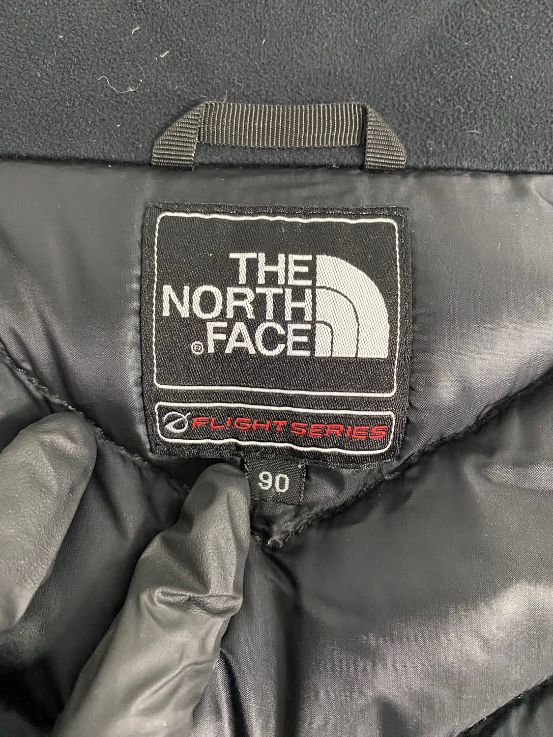 노스페이스 850 플라이트 센터로고 다운 경량패딩 S 상품이미지7