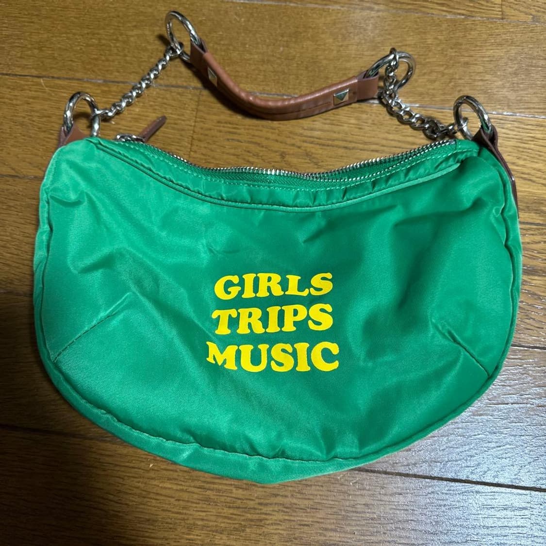 히스테릭 글래머 HYS 로고 나일론 체인 숄더백 상품이미지5